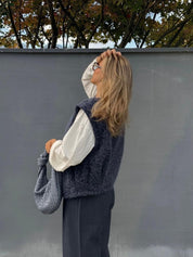 Dames Vest van Luxe Mohairmix | Zacht, Warm & Ruimvallende Pasvorm