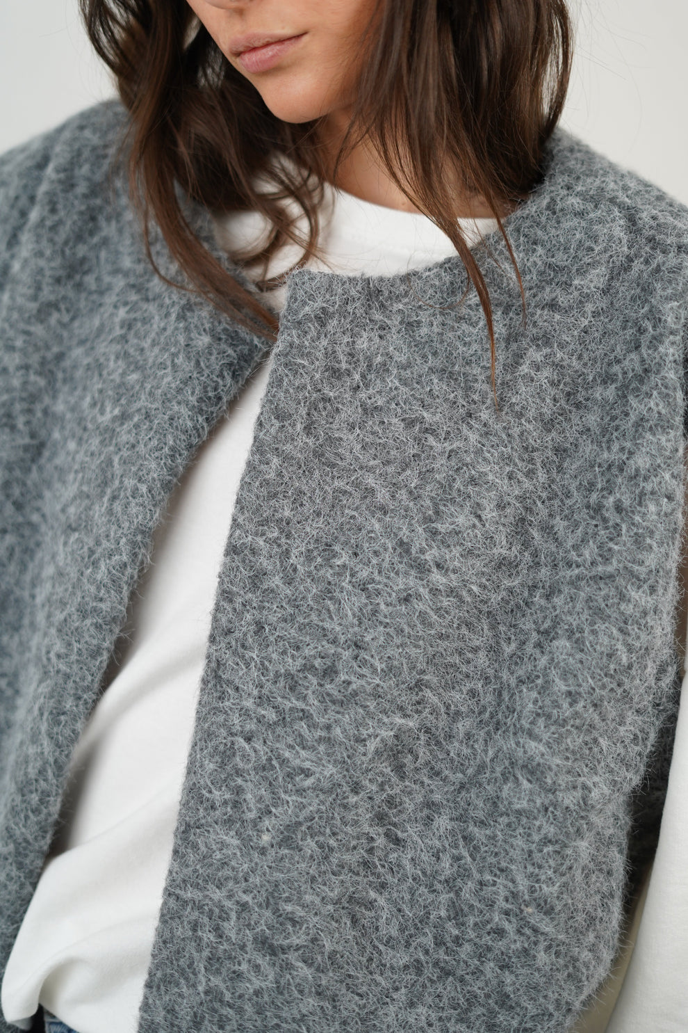 Dames Vest van Luxe Mohairmix | Zacht, Warm & Ruimvallende Pasvorm