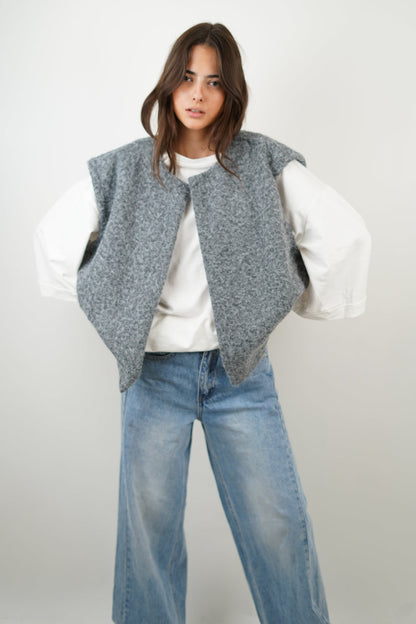 Dames Vest van Luxe Mohairmix | Zacht, Warm & Ruimvallende Pasvorm