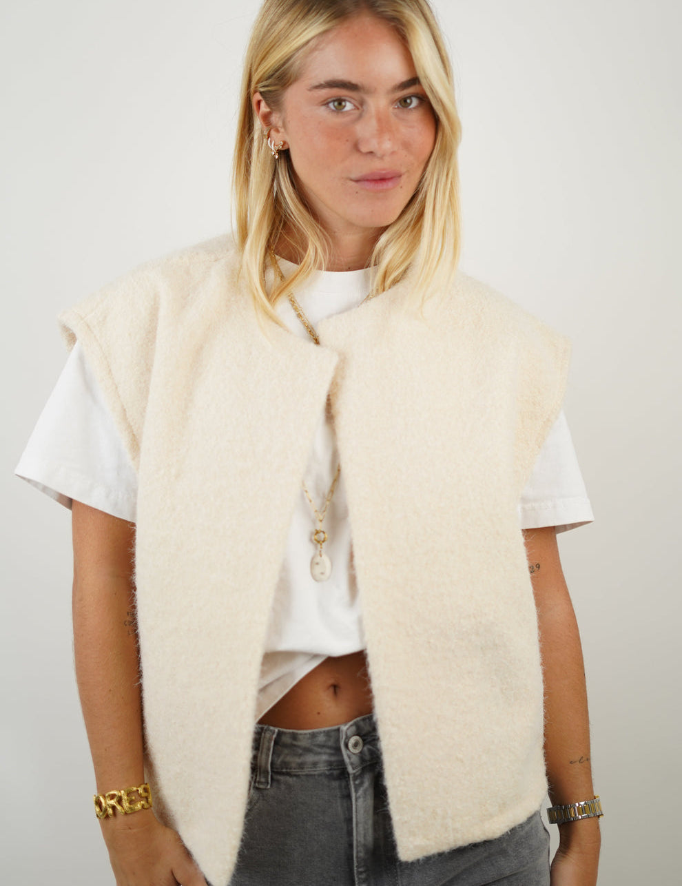 Dames Vest van Luxe Mohairmix | Zacht, Warm & Ruimvallende Pasvorm