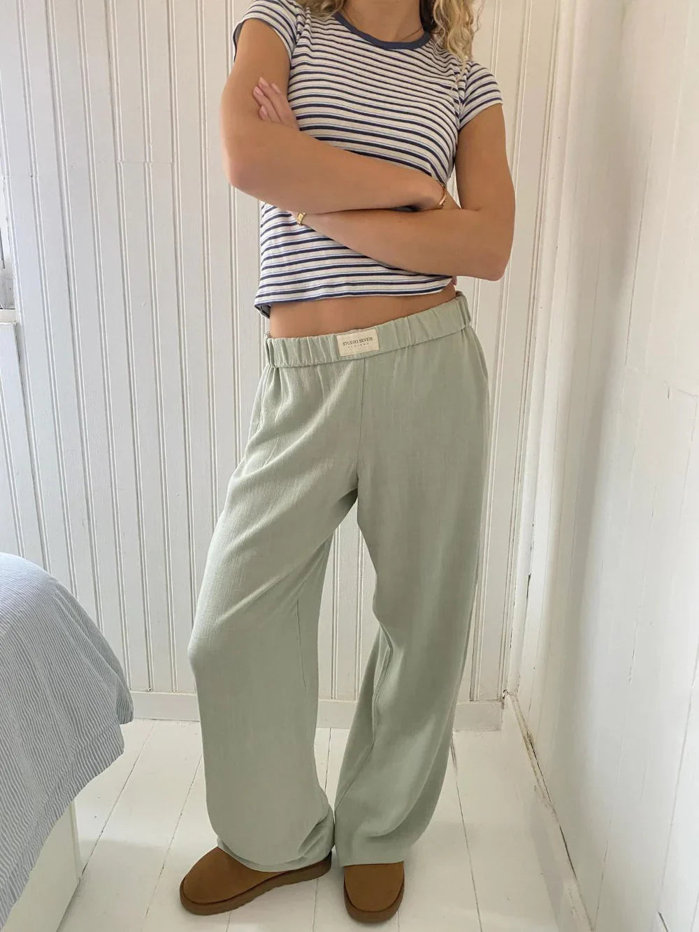 Lina | Gestreepte Broek
