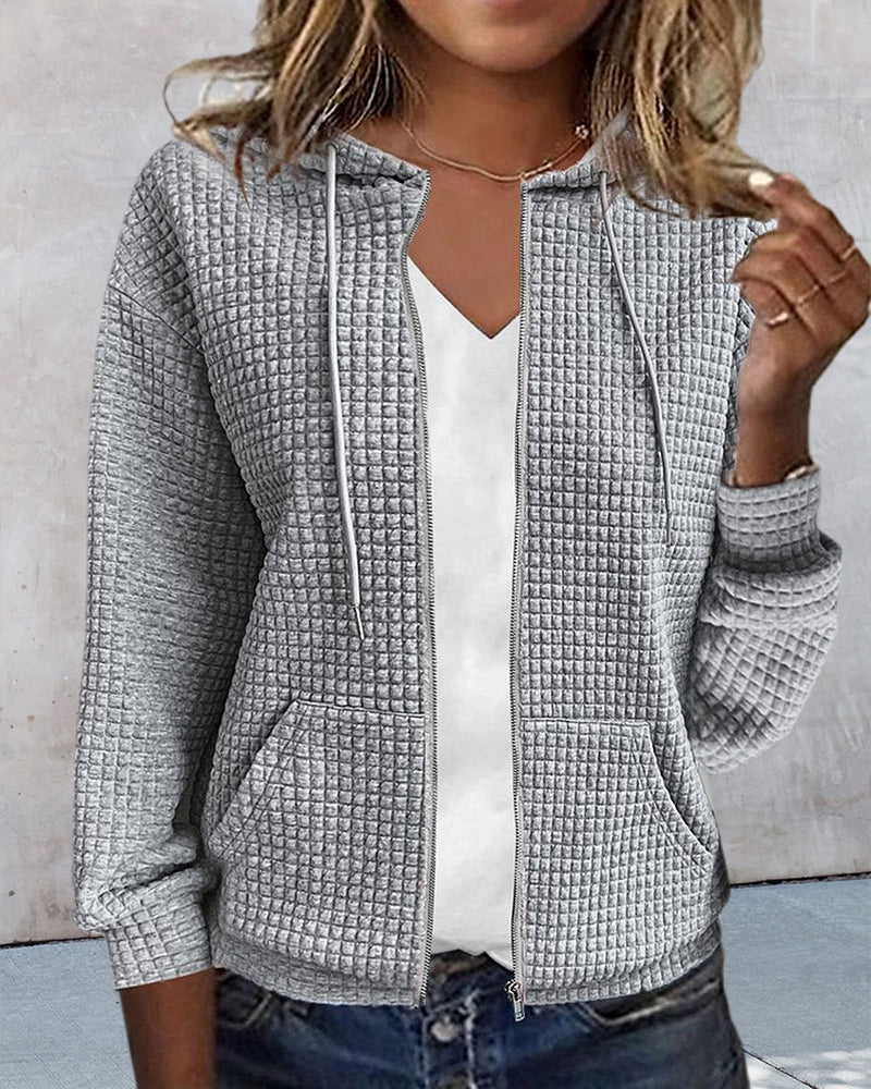 Dames Casual Vest – Comfortabel met Zakken & Verstelbare Koorden