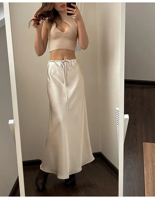 DASY | Satijnen Rok – Elegante Vloeiing & Ultiem Comfort