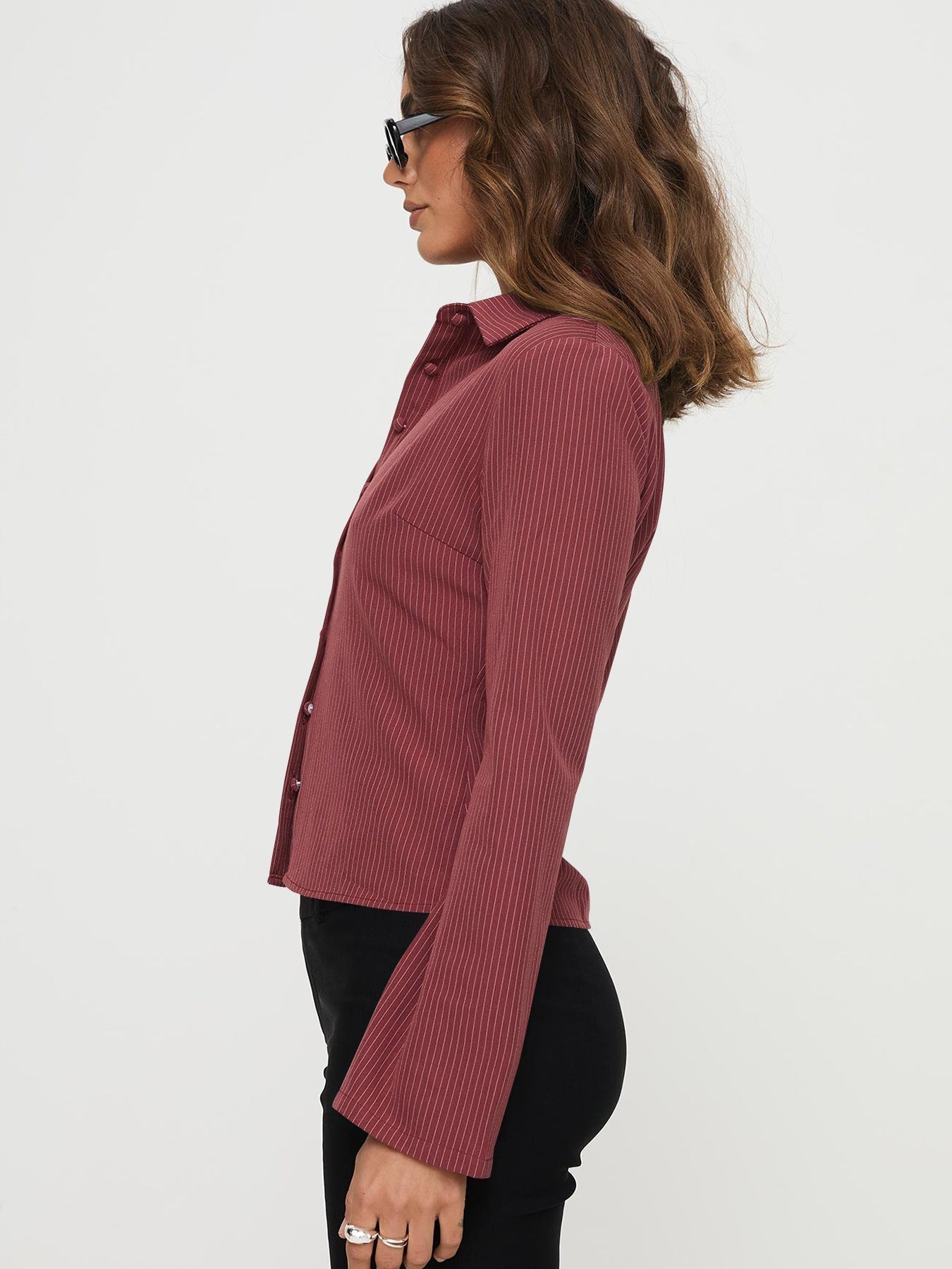 MAE | Flared Cuff Blouse – Tijdloos en makkelijk te stylen