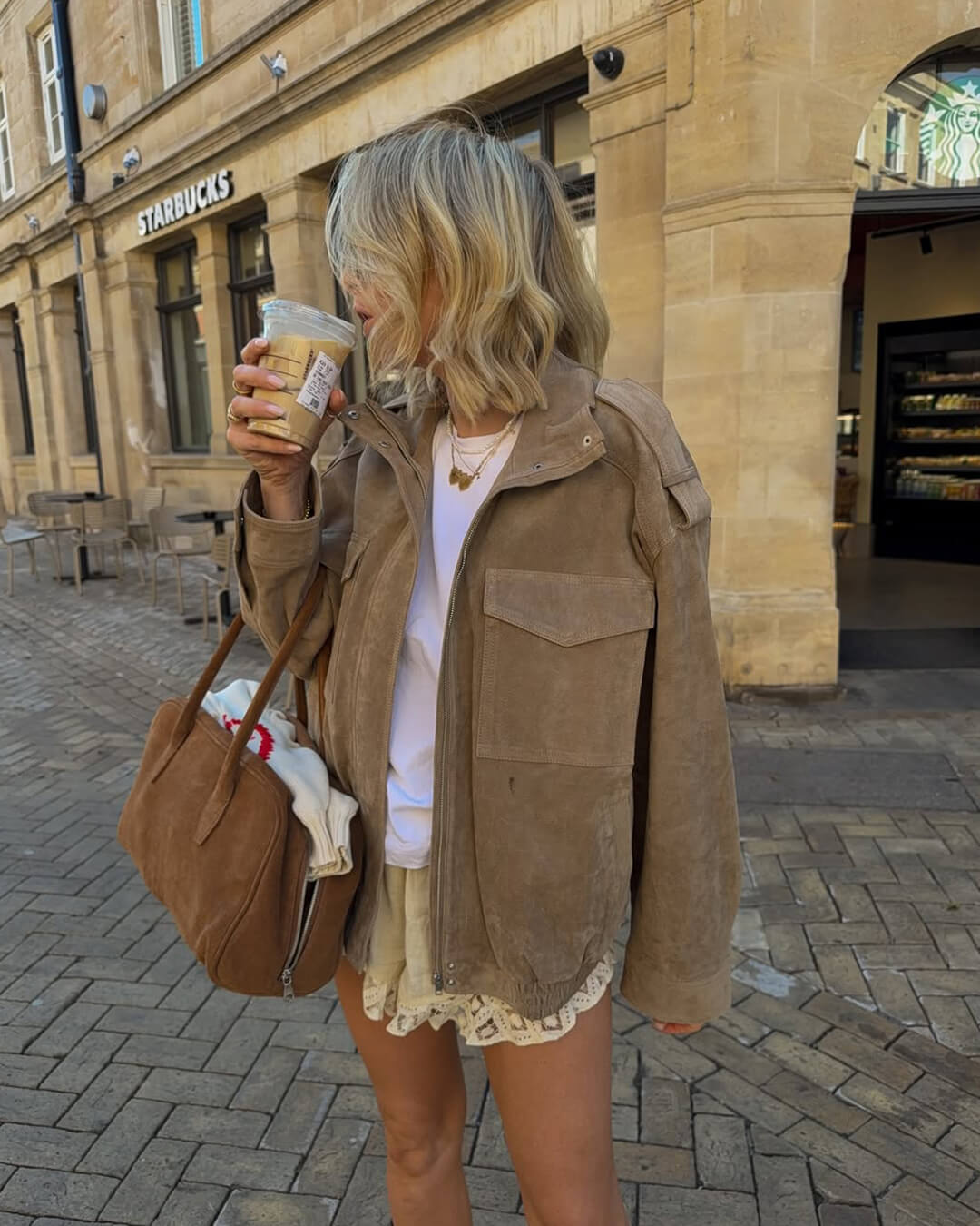 Joy | Bomber Jas Dames Leerlook | Trendy Jas Met Opstaande Kraag & Zakken
