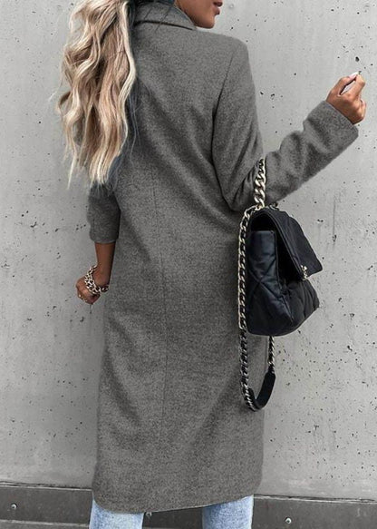 Siena | Elegante Wollen Winterjas Voor Dames – Lang Model Met Klassieke Pasvorm