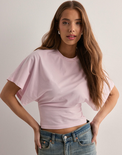 Jik | Oversized T-shirt Dames | Modieus Shirt Met Wijde Mouwen