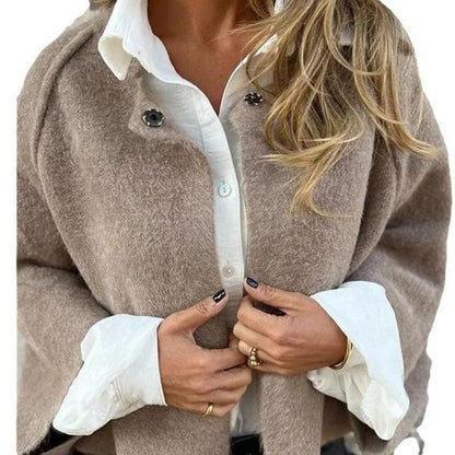 Katarina | Kasjmier Look Jas Dames | Zachte & Elegante Winter Mantel