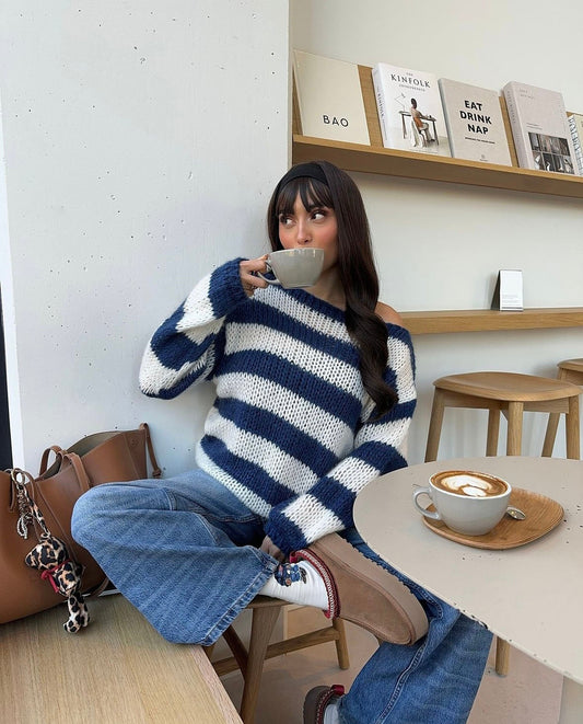 Isra | Oversized Gebreid Vest Dames | Warme & Trendy Cardigan Voor Winter