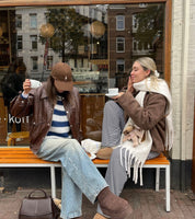 Isra | Oversized Gebreid Vest Dames | Warme & Trendy Cardigan Voor Winter