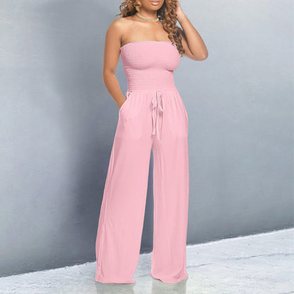 FREDERIQUE | Trendy Off-Shoulder  Dames Jumpsuit
