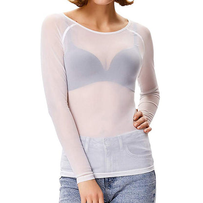 LYANA |  Elegante Transparante Blouse