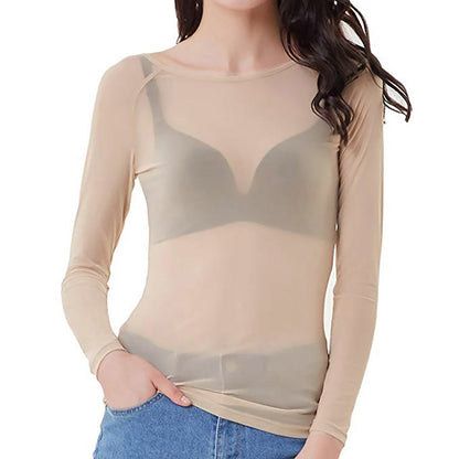 LYANA |  Elegante Transparante Blouse