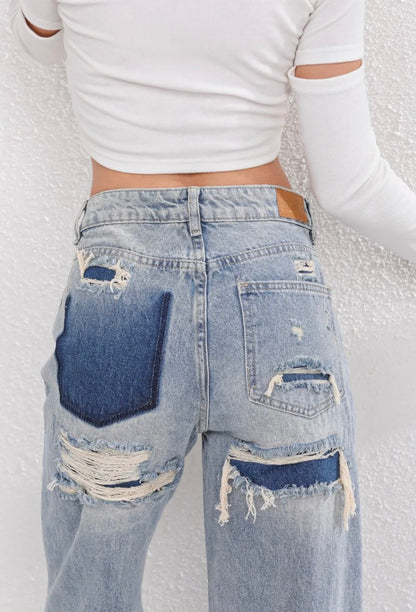 Nora | Vintage Ripped Jeans